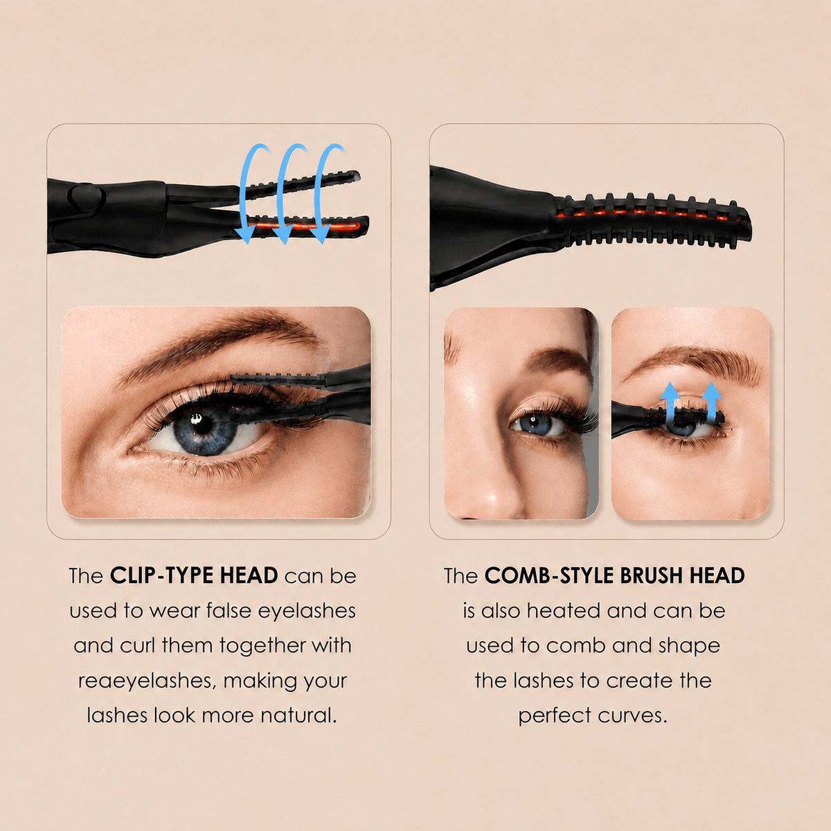 The Beauty Row™️ Heated Eyelash Curler
