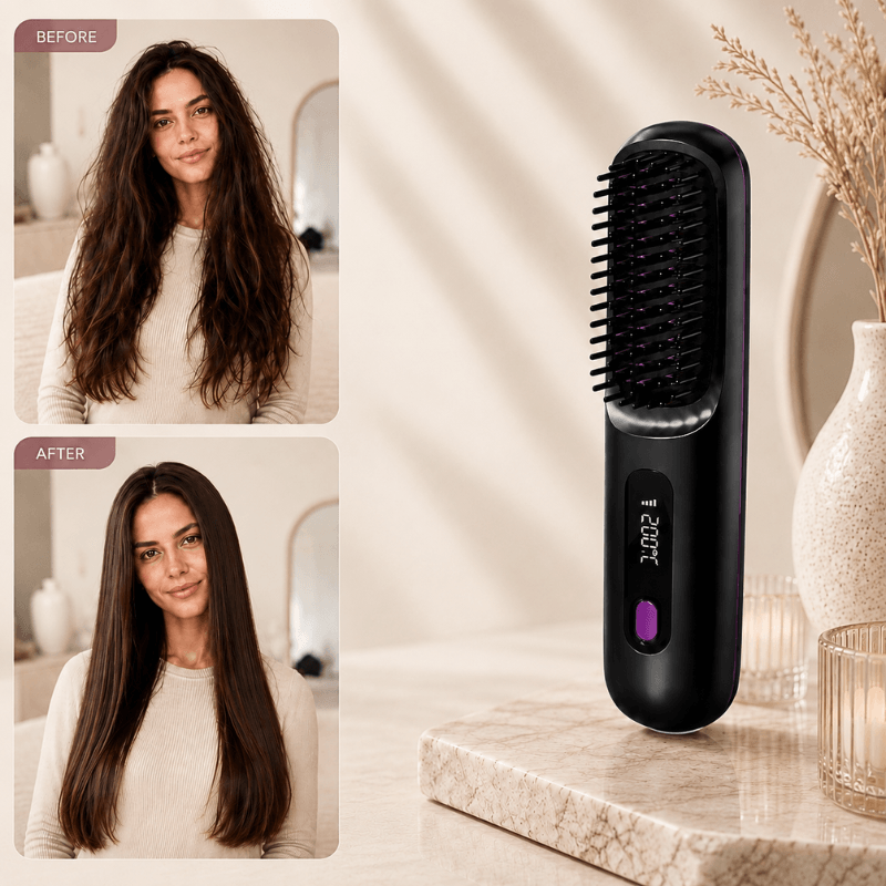 The Beauty Row™️ Mini Cordless Hair Straightener